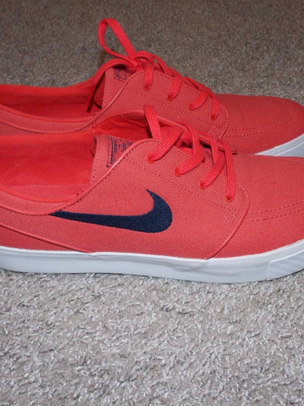 Nike-Zoom Stefan Janoski CanvasTrack Red Obsidian Sz 13